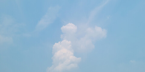 Natural and cloudy fresh blue sky background. Natural sky beautiful blue and white texture...