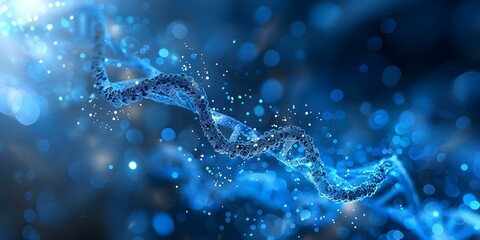 Exploring DNA testing insights in genomic science medicine and health technology. Concept Genomic Science, DNA Testing, Medicine, Health Technology