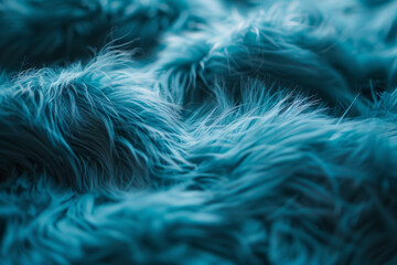 Fototapeta premium A blue fur with a lot of texture