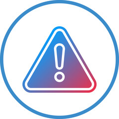 Vector Design Warning Icon Style
