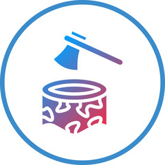 Vector Design Deforestation Icon Style
