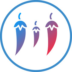 Vector Design Pepper Icon Style