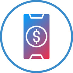 Vector Design Mobile Payment Icon Style