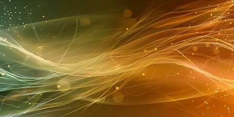 Futuristic green and yellow tech background with copy space and colorful design. Concept Futuristic Technology, Green and Yellow, Copy Space, Colorful Design
