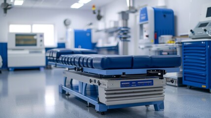 Spinal decompression machine, for back therapy.