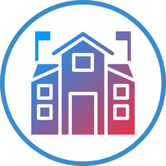 Vector Design Kindergarten Icon Style