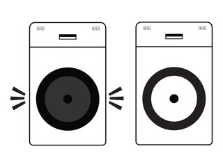 Fototapeta premium Loud Speaker Icon. Speaker Icon vector. Music.