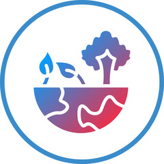 Vector Design Clean Environment Icon Style