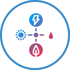Vector Design Energy Sources Icon Style