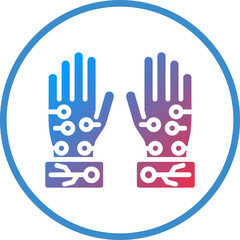 Vector Design Wired Gloves Icon Style