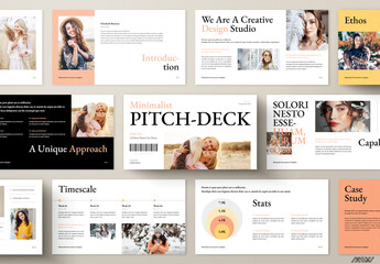 Minimalist Pitch Deck Presentation Template