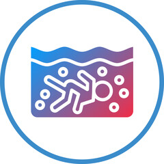 Vector Design Scuba Diving Icon Style