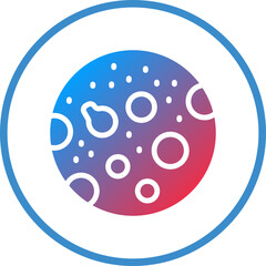 Vector Design Moon Icon Style