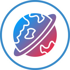 Vector Design Uranus Icon Style