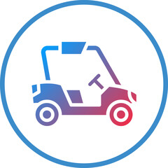 Vector Design Buggy Car Icon Style