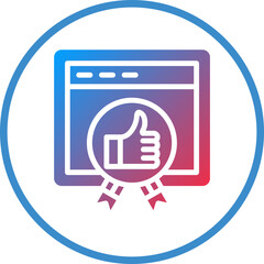 Vector Design Page Quality Icon Style