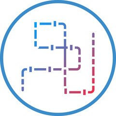 Vector Design Chain Icon Style