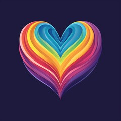 A Vibrant Photo Illustration Celebrating LGBT Pride Day and the Diversity of Human Expression