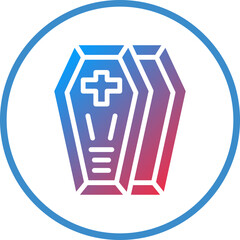 Vector Design Coffin Icon Style