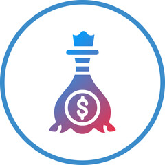Vector Design Money Bag Icon Style