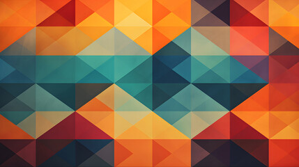 symmetrical geometric shapes design poster background