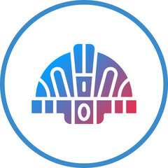 Obraz premium Vector Design Helmet Icon Style