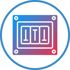 Vector Design Fuse Box Icon Style