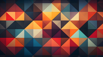 symmetrical geometric shapes design poster background