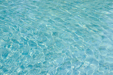 abstract blue color water wave in swimming pool pure natural swirl pattern texture