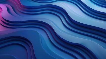This image features a seamless abstract pattern with a 3D visual effect in shades of blue and purple representing flow and ripple