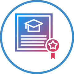 Vector Design Certificate Icon Style