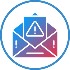 Vector Design Spam Email Icon Style