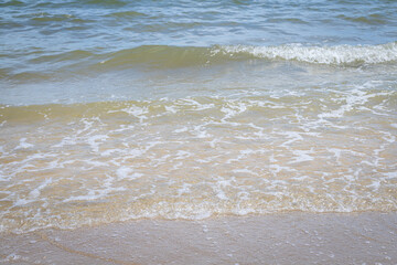 Sand on the beach with sea