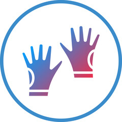 Vector Design Hand Gloves Icon Style