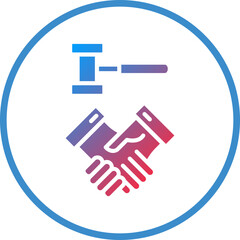 Vector Design Diplomacy Icon Style