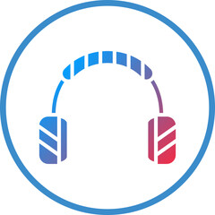 Vector Design Headphones Icon Style
