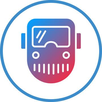 recommend clip art: Vector Design Welding Mask Icon Style