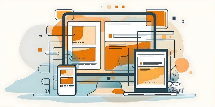 Comparison of coding technologies for mobile and desktop websites user experience. Concept Mobile vs Desktop UX, Coding Technologies, Responsive Design, User Interface, Performance Analysis