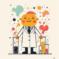 Obraz premium Scientist Monster