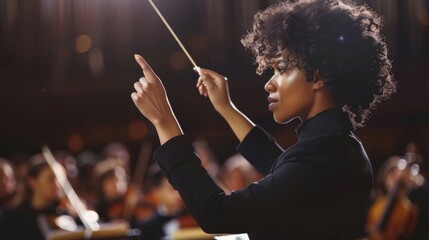 The Conductor Leading the Orchestra