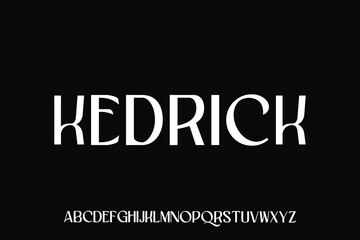 Display alphabet font vector design suitable for headline, magazine, poster, logo and many more
