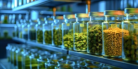 Dispensary offers diverse medical marijuana products and educational resources to patients. Concept Medical Marijuana, Dispensary Products, Patient Education, Diverse Options, Health Benefits