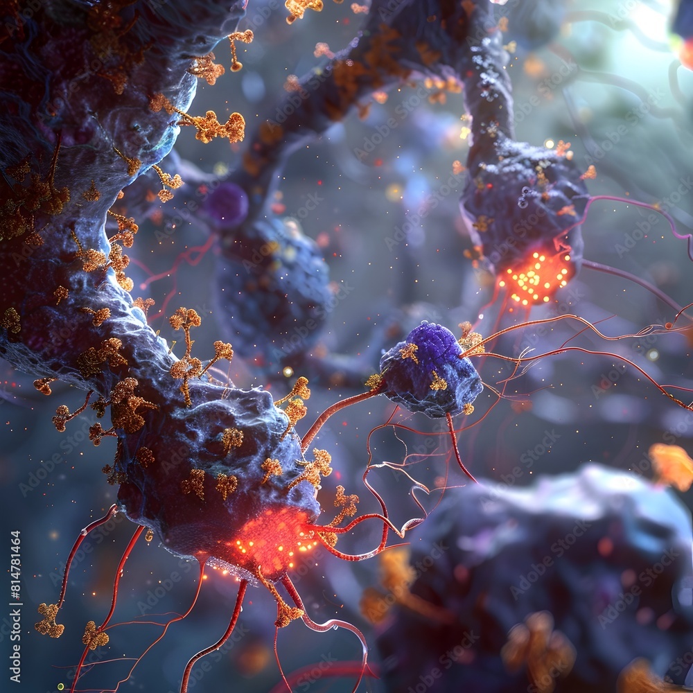 Poster visualizing insulin s influence on neural synaptic transmission and plasticity