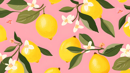 Digital lemons minimalist illustrator abstract graphic poster background