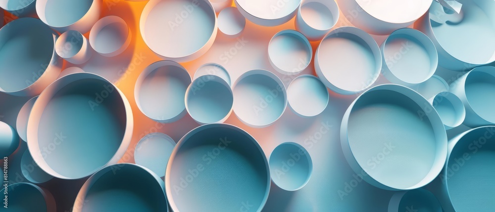 Poster background of elegant circle shape design subtly enhances the visual appeal with its simplicity, sha