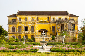 Khai Tuong House And Garden In An Dinh Palace, Vietnam. An Dinh Palace Was Lived In By Bao Dai, The Last Emperor In Vietnam, And His Family.