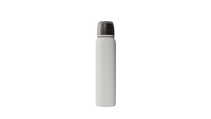 a white spray bottle with a black cap