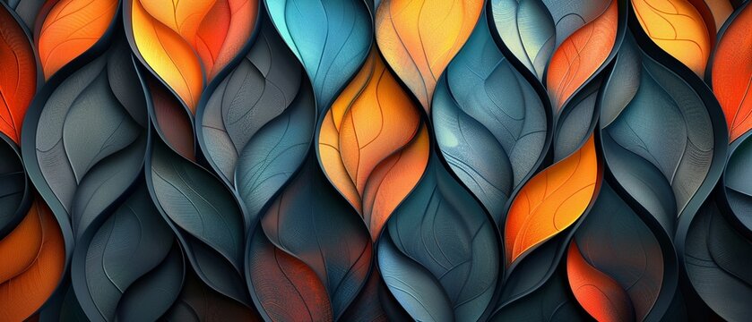 The pattern repeats seamlessly, creating a sense of continuity and harmony in the design 8K , high-resolution, ultra HD,up32K HD