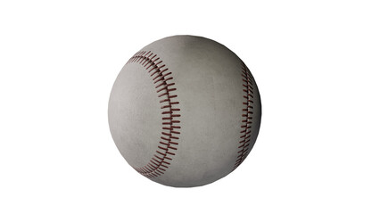 a baseball with a red stitching on it