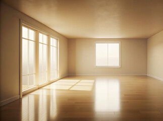 Obraz premium minimal empty space room
